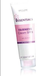 Oriflame Essentials Fairness Cream spf 8 Review