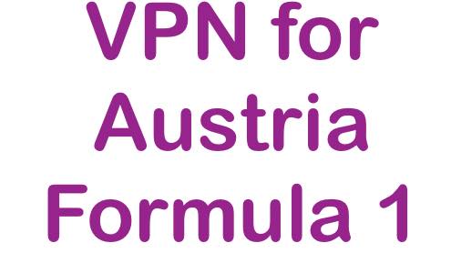 VPN for Austria Formula 1