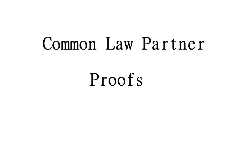Proof Of Common Law Partner for Canada Express Entry